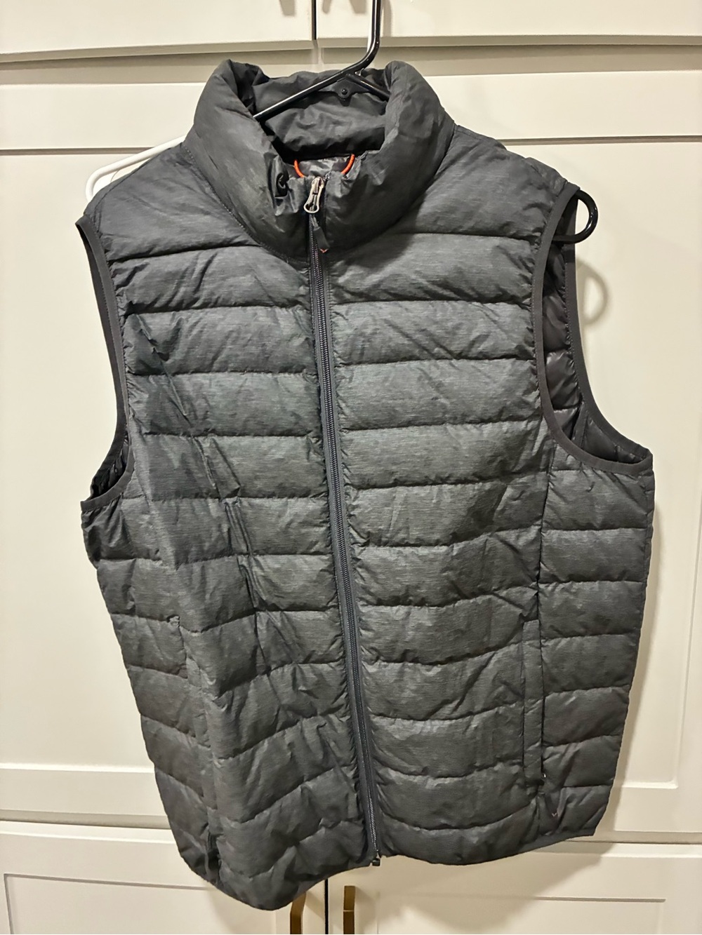 Hawke & Co Men's Quilted Puffer Vest - Gray